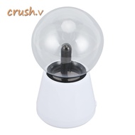 [CRUSH] Plasma  Lamp, 7-Color LED Base USB Powered Plasma Ball Lamp, Fun Color Changing Touch-Sensit