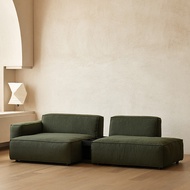 JOLOR Imported Three-Seater Sofa Nordic Modern Minimalist Miller Sectional Corner Fabric Sofa