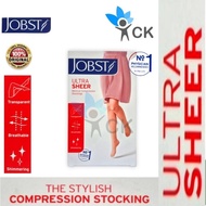 JOBST ULTRASHEER KNEE HIGH OPEN TOE - 15-20 / 20-30 / 30-40 mmHG, calf and back area compression
