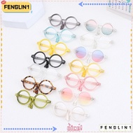 FENGLIN Miniature Doll Glasses Doll Accessories Round Frame For Blythe Plush Doll
