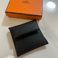 Hermes  bastia 零錢包👛 黑色