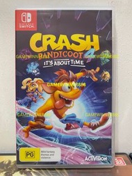 《今日快閃價》（中古二手）Switch NS遊戲 蠱惑狼4 古惑狼4 時空之旅 Crash Bandicoot 4 It's About Time 歐版英文版