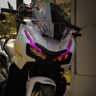 Windshield visor ADV 150/160 bubble carbu Thailand. Honda ADV 150 and 160 type Cabr sporty visors