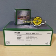 FEW Radiator Cap R124 with Valve 0.9kg/cm2 88kPa 13Lbs (Made in Japan) Futaba Denso Toyota Nissan Ho
