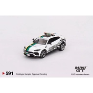 MINIGT 1:64 Model Car Lamborghini Urus 2022 Macau GP Official Safety Car  Alloy Die-Cast Vehicle Display Collection