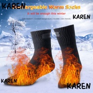 KARENGOODS Warmer Socks Outdoor Sports Battery Power Boot Feet Warmer