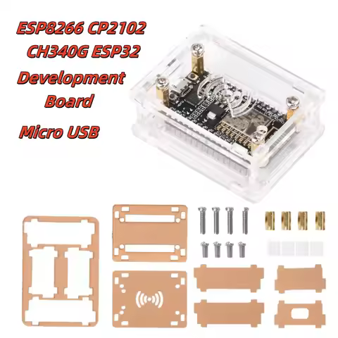 ESP8266 CP2102 CH340G ESP32 IoT Development Board Transparent Acrylic Protective Case Loose Parts