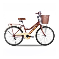 จักรยานแม่บ้าน TURBO BICYCLE รุ่น 24" VINTAGE (จัดส่งเป็นกล่อง ประกอบแล้ว 85%)