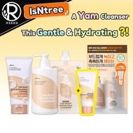 【Isntree・Korea】Yam Root Vegan Cleanser Line – Mild Acidic Cleanser 120ml / Milk Cleanser SET