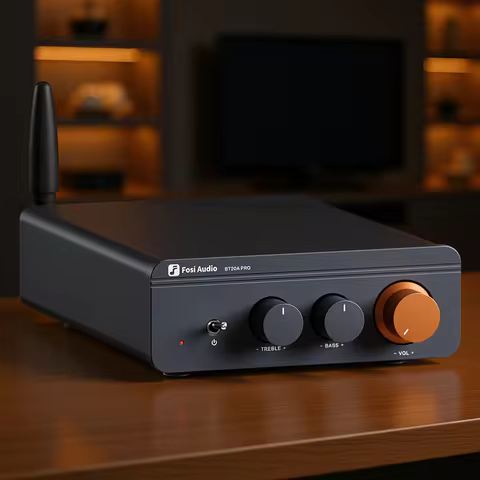 Fosi Audio BT20A Pro TPA3255 Bluetooth Sound Power Amplifier 300W x2 Mini HiFi Stereo Class D Amp Ba