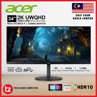 Acer NITRO XV340CK P 34” UltraWide QHD 2K IPS Gaming Monitor ( 3440 x 1440, 1ms VRB , 144Hz, HDMI, DisplayPort)
