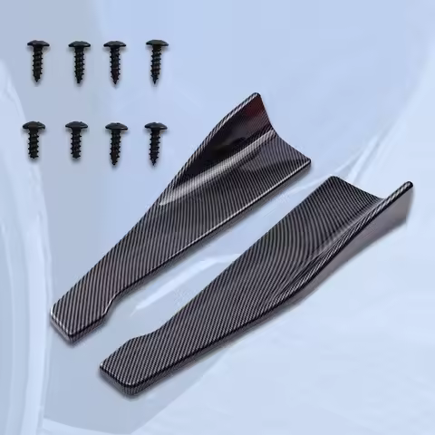 2pcs 48cm Car Scratch Protector Side Skirt Rear Bumper Spoiler Separator Protector GM BMW E90 Volksw