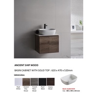 Baron A103 304 Stainless Steel Basin Cabinet With Phoenix Stone Solid Top (Optional)