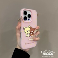 Cute Rilakkuma Phone Case For Realme Note 70 70T 60 60X 50 Narzo N63 N61 N55 N53 Q5i V23 P1 Pro C3 C