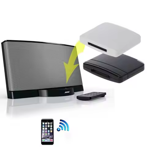 2025 New A2DP Bluetooth Music 30 Pin Receiver Adapter Speaker Dock for iPod