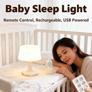 Baby Light Night Sleep Lamp Bed Breastfeeding Rechargeable Sleep Light USB Table