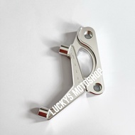 BRACKET BRACKET CALIPER FORMULA 4 PISTON CNC 220MM 260MM FIZR, NOUVO, JUPITER Z BURHAN, YAMAHA 125 Z