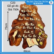 Wooden Wall Painting of God's Words, Living Room Decoration - Catholic Gift TGLC-C23 (FREE SHIPPING)