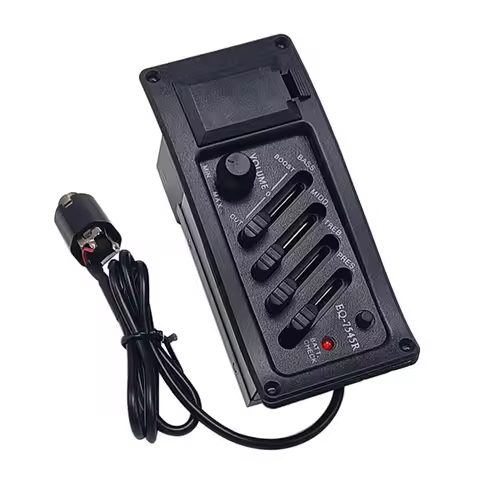 Acoutic Guitar EQ Piezo Pickup / Pre-Amp Unit Acoustic Guitar EQ-7545R