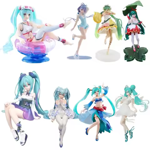 New Original hatsune miku Hatsune Anime Figures Collecting Summer Bikini Sweet Girl PVC Action Figur
