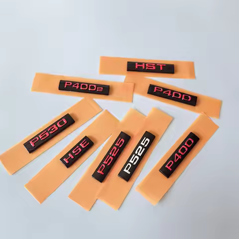 S SE HSE HST P250 P300 P400 P400e P525 P530 D180 D240 D300 Small Beam Logo Car Emblem Trunk Sticker 