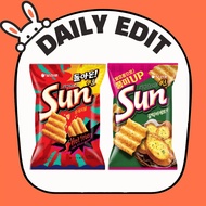 [ORION] Sun Chips Korean Snack | Crispy Grain Chips | Hot Spicy / Garlic Baguette