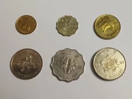 1997 香港紀念硬幣一组6枚
