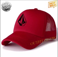 Topi Distro Volcom / Topi distro Volcom Premium / TOPI TRUCKE VOLCOM / Logo Hitam