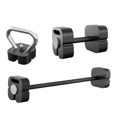 Men's Sports Fitness Pure Steel Adjustable Dumbbell Set Combination Set 4kg-49kg Quick Change 3-IN-O