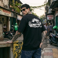 KATUN CRTElZ Alcatraz Brush | T-Shirt Distro Men's and Women's Cotton Combed 24s Premium THICK Cool 