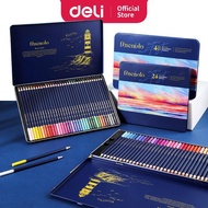 【Joyful Mart】Deli Finenolo Colour Pencil Oil based Colour Lead Pencil Basswood (24/36/48/72 Pcs) EC1