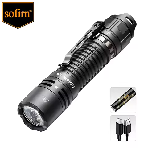Sofirn SC28 XHP50B HD LED 2800Lm Type-C Rechargeable Flashlight Protable Powerful 21700 Torch EDC Fl