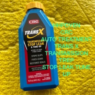 CRC [TRANSX] AUTO TREATMENT FLUID (TRANSMISSION STOP LEAK & TUNE-UP) (BLUE) [1BOTTLE] READY STOCK 