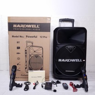 Speaker Aktif Portable HARDWELL POWERFULL 12 Inch PRO Power 400 Watt- free stand