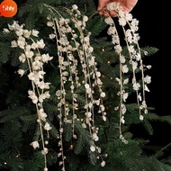 SHLY Christmas Tree Branches, Long Branches Transparent Bead Crystal Bud Branches,  Sparkling DIY We