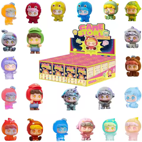 Genuine Jotoys Q.Kid Game Story Series Mini Blind Box Toys Figures Cute Model Desktop Ornaments Toys