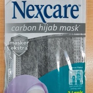 Gercep!!! 3M Masker Nexcare Carbon Hijab 4 Play Isi 2 Pc 1 Box Isi 24