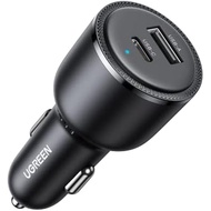 UGREEN 63W USB C Car Charger Adapter, PPS 45W Super Fast Charging 2.0 Type C Car Charger Cargador pa