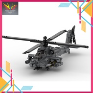 MOC Assembly Toy Army Ah-64 E Military Model