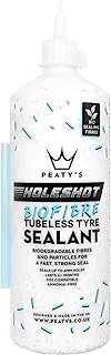 Peaty's Holeshot Biofibre Tubeless Tyre Sealant, Fast Acting Puncture Repair, Seals Up to 6mm Holes 