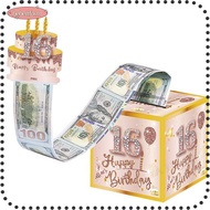 LIKE Money Roll Gift Box,  Party Money Bouquet Birthday Pull-Out Money Gift Box,  Interactive Design