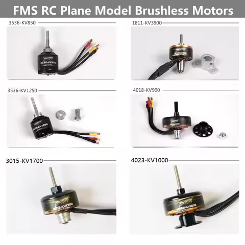 FMS RC Plane Brushless Motor 1811 KV3900 3128 1550KV 3015 1700KV 3536 KV850 KV1250 4018 KV900 Suitab