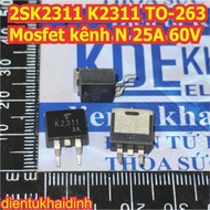 2pcs 2SK2311 K2311 2SJ401 J401 TO-263 N-channel Mosfet, P 20A, 25A 60V kde0732