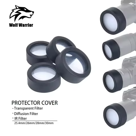 WADSN M300 M600 X300 X300V LED Customized Lens Protective Cover Flashlight Hunting scout Accessoriy 