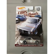 hot wheels cars & donuts series alfa romeo giulia sprint gta