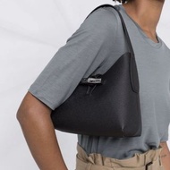 Longchamp ROSEAU肩揹袋 XS - 黑色