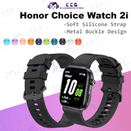Honor Choice Watch 2i Strap Soft Silicone 20mm Metal Buckle Design Strap (Option Connector) Choice 2
