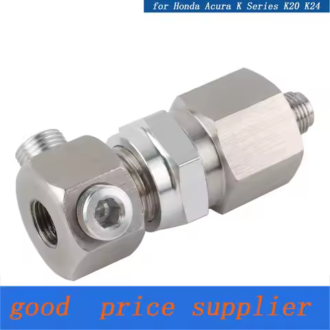 Modified for Honda Acura K20 K24 1/8 BSPT Thread Aluminum Oil Pressure Sensor Adapter V4