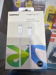Momax 1-Link Flow CC+ 100W USB-C 編織線