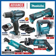 MAKITA DF333DWAE 12Vmax Cordless Driver Drill Combo ( JV101DZ Jig Saw / JR105DZ Recipro Saw / TM30DZ